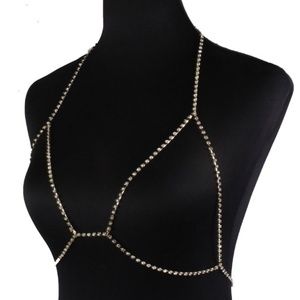 Rhinestone Accent Bra